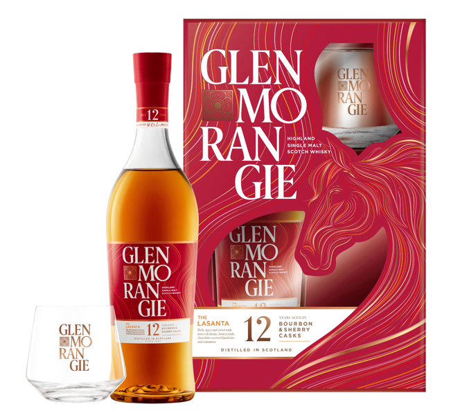 GLENMORANGIE LASANTA 12YO + TUMBLER／700ML