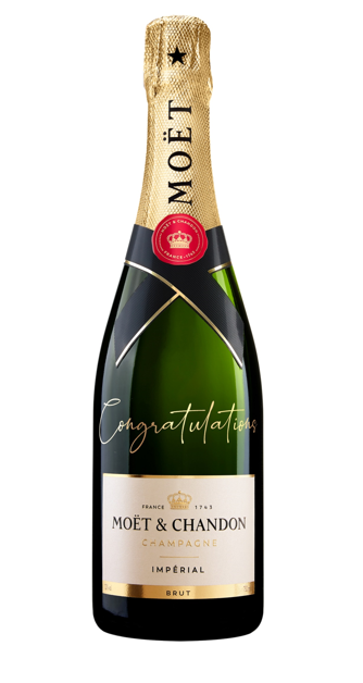MOËT & CHANDON MOËT IMPÉRIAL BRUT "CONGRATULATIONS" LIMITED EDITION／750ML
