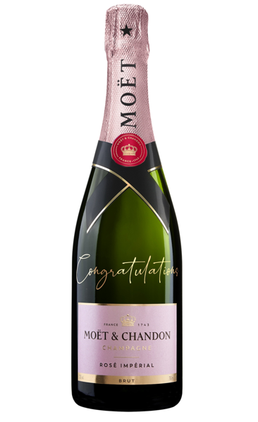 [MAF] MOËT & CHANDON ROSÉ IMPÉRIAL "CONGRATULATIONS" LIMITED EDITION／750ML